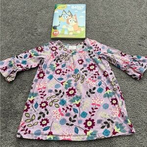 Hanna ANDERSSON Floral Long Sleeve Dress 110